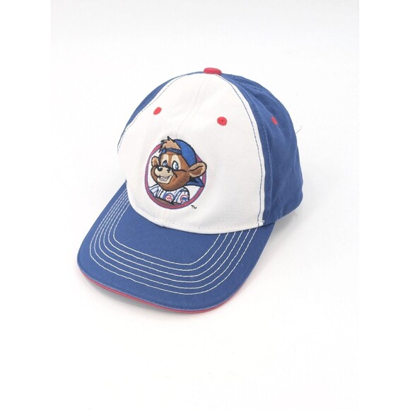 Melonwear Chicago Cubs Mascot Cubby Baseball Logo Fitted Hat Cap Clarks Crew OS - Picture 1 of 5